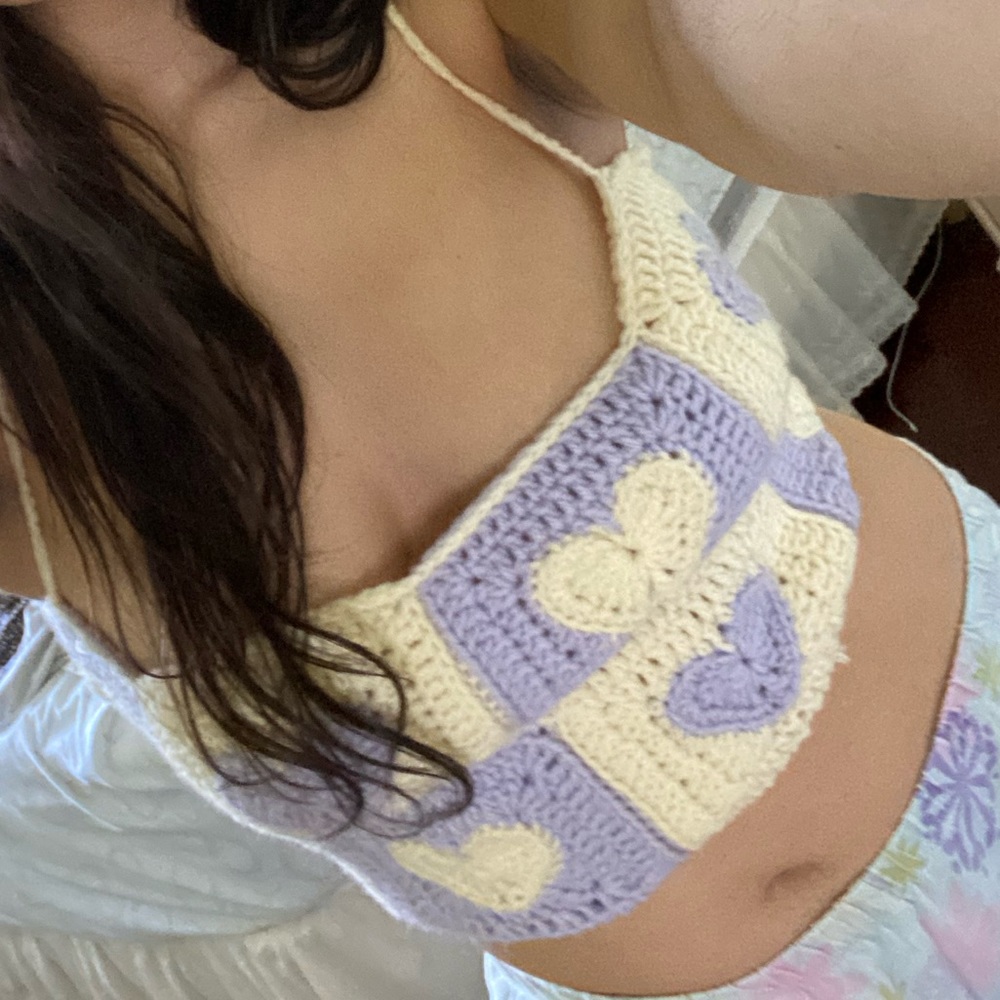 handmade crochet top🧶